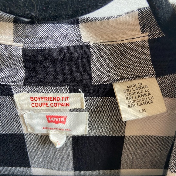 Levi’s boyfriend fit buffalo plaid shirt - Picture 4 of 6